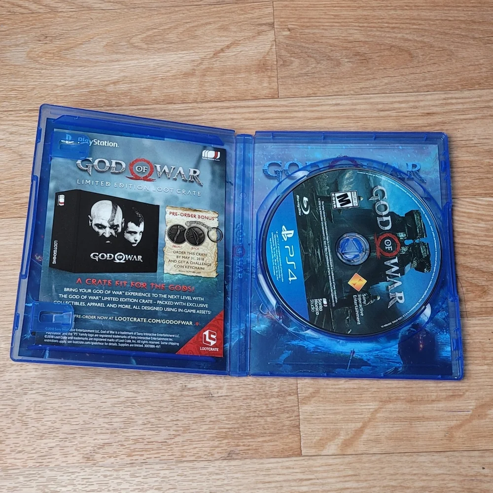 God Of War Ps4 Action Adventure Game Kratos Norse Gods And Monsters 1 Player